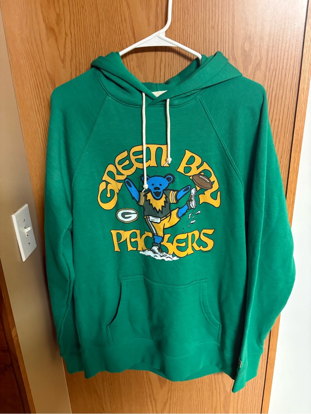 HOMAGE Green Packers 'Green Bay' Crewneck Hoodie
